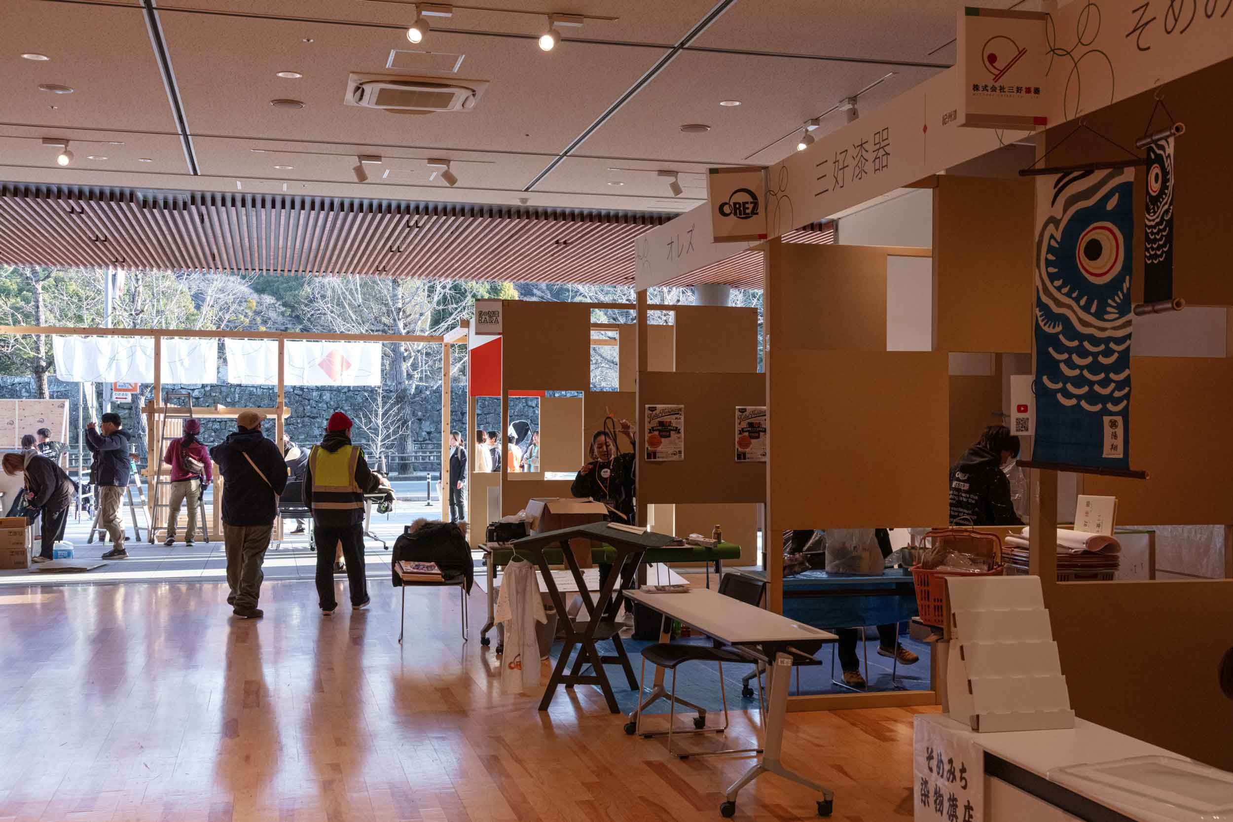 和歌山ものづくり文化祭2025春-モジュールによる会場構成-